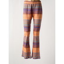 BAKERY LADIES - Pantalon droit orange en coton - Femme - Taille 38 - Modz