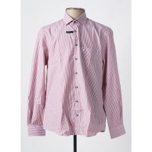 JUPITER - Chemise manches longues rouge en coton - Homme - Taille L - Modz