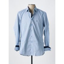 JUPITER - Chemise manches longues bleu en coton - Homme - Taille L - Modz