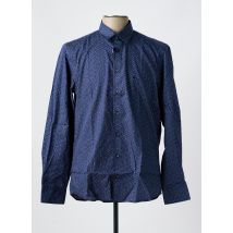 JUPITER - Chemise manches longues bleu en coton - Homme - Taille L - Modz