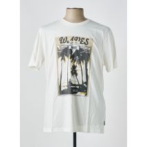 PIONEER - T-shirt blanc en coton - Homme - Taille L - Modz