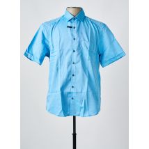 JUPITER - Chemise manches courtes bleu en coton - Homme - Taille L - Modz