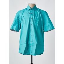 JUPITER - Chemise manches courtes bleu en coton - Homme - Taille L - Modz