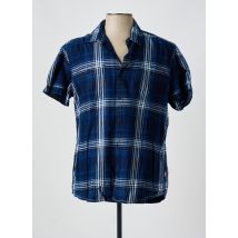 PIONEER - Chemise manches courtes bleu en coton - Homme - Taille L - Modz