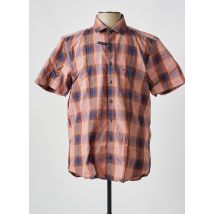 JUPITER - Chemise manches courtes orange en coton - Homme - Taille L - Modz