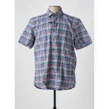 JUPITER - Chemise manches courtes bleu en coton - Homme - Taille L - Modz