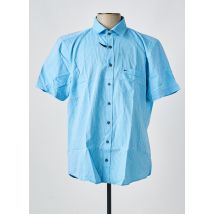 JUPITER - Chemise manches courtes bleu en coton - Homme - Taille L - Modz