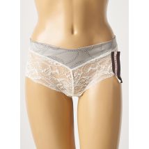 SIMONE PERELE - Shorty gris en soie - Femme - Taille 38 - Modz