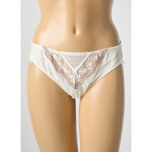 PIEGE - Tanga beige en polyamide - Femme - Taille 44 - Modz