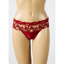 ANDRES SARDA - Tanga rouge en polyamide - Femme - Taille 38 - Modz