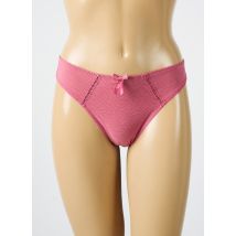 EMPREINTE - Tanga rose en polyamide - Femme - Taille 40 - Modz