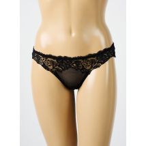 AMBRA - Tanga noir en polyamide - Femme - Taille 38 - Modz