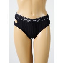 CHANTAL THOMASS - Tanga noir en coton - Femme - Taille 40 - Modz