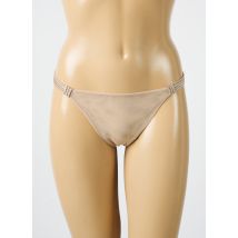 LA PERLA - String beige en polyamide - Femme - Taille 42 - Modz