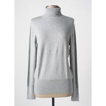 BETTY BARCLAY - Pull col roulé gris en viscose - Femme - Taille 38 - Modz