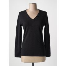 MARBLE - Pull noir en viscose - Femme - Taille 38 - Modz
