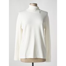MARBLE - Pull col roulé beige en viscose - Femme - Taille 48 - Modz