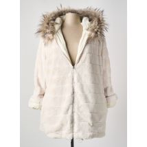 TINTA - Manteau court beige en polyester - Femme - Taille 44 - Modz