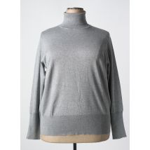 BETTY BARCLAY - Pull col roulé gris en viscose - Femme - Taille 50 - Modz