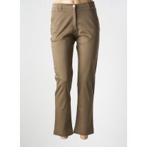 CHRISTINE LAURE - Pantalon chino marron en coton - Femme - Taille 38 - Modz