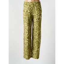 ORFEO - Pantalon droit vert en viscose - Femme - Taille 36 - Modz