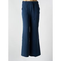 MUS & BOMBON - Pantalon droit bleu en coton - Femme - Taille 34 - Modz