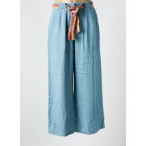ORFEO - Pantalon droit bleu en tencel - Femme - Taille 34 - Modz