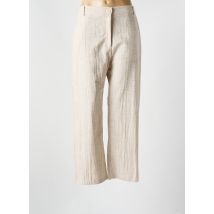 MUS & BOMBON - Pantalon droit beige en polyester - Femme - Taille 40 - Modz