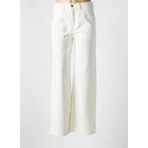 MUSE - Pantalon flare blanc en coton - Femme - Taille W31 - Modz