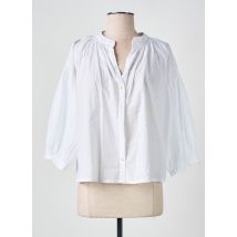 ORFEO - Chemisier blanc en coton - Femme - Taille 38 - Modz