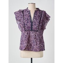 ORFEO - Blouse bleu en coton - Femme - Taille 38 - Modz