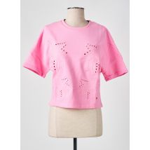 ORFEO - Sweat-shirt rose en coton - Femme - Taille 34 - Modz