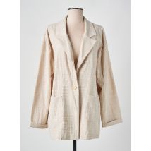 MUS & BOMBON - Blazer beige en polyester - Femme - Taille 40 - Modz