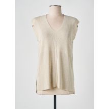 MUS & BOMBON - Pull beige en lin - Femme - Taille 38 - Modz