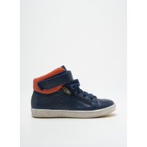 ACEBOS - Baskets bleu en cuir - Garçon - Taille 35 - Modz