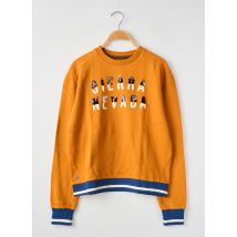 J&JOY - Sweat-shirt orange en coton - Fille - Taille TU - Modz
