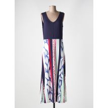 STREET ONE - Robe longue bleu en viscose - Femme - Taille 40 - Modz