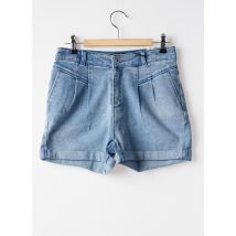 WAY (WAY ARE YOU) BY IKKS - Short bleu en coton - Femme - Taille W28 - Modz