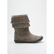 BELLAMY - Bottines/Boots gris en cuir - Fille - Taille 32 - Modz