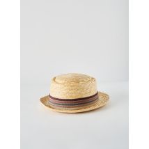 MIRALLES - Chapeau marron en autre matiere - Homme - Taille 57 - Modz