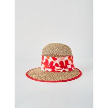 SEEBERGER - Chapeau rouge en autre matiere - Femme - Taille 58 - Modz