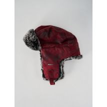 STETSON - Bonnet rouge en cuir - Homme - Taille 56 - Modz