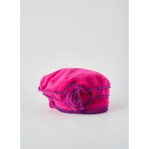 SHANTIK - Bonnet rose en coton - Femme - Taille 54 - Modz