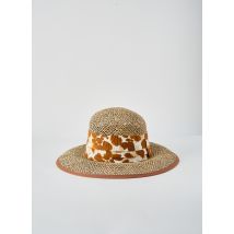 SEEBERGER - Chapeau marron en autre matiere - Femme - Taille 56 - Modz