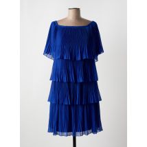 FRANK LYMAN - Robe mi-longue bleu en polyester - Femme - Taille 44 - Modz