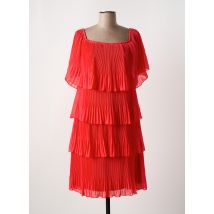 FRANK LYMAN - Robe mi-longue rouge en polyester - Femme - Taille 44 - Modz