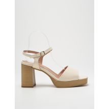 SWEET LEMON - Sandales/Nu pieds beige en cuir - Femme - Taille 40 - Modz