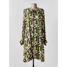 COMPAÑIA FANTASTICA - Robe mi-longue vert en viscose - Femme - Taille 42 - Modz