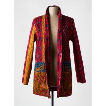 ORIENTIQUE NATURALLY - Veste casual rouge en viscose - Femme - Taille 44 - Modz