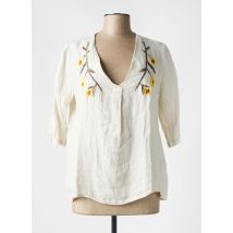 INTUITION - Top beige en lin - Femme - Taille TU - Modz